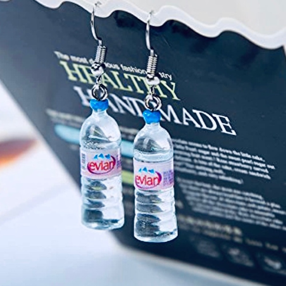 WATER BOTTLE EARRINGS! - Picture 2 of 6